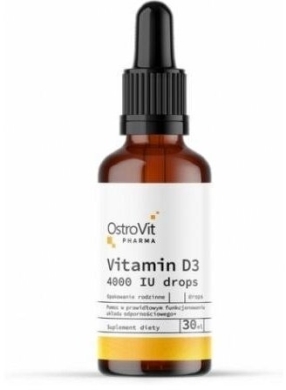 OstroVit Pharma Vitamin D3 4000 IU krople 30 ml