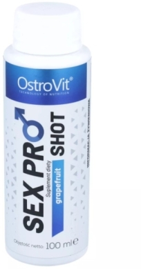 OstroVit Sex Pro Shot o smaku grejpfrutowym 100ml