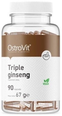 OstroVit Triple Ginseng Vege 90 kapsułek