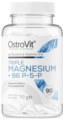 OstroVit Triple Magnesium+ B6 90 kapsułek