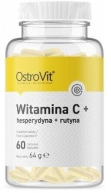 OstroVit Vitamin C+ Hesperidin+ Rutin 60 kapsułek