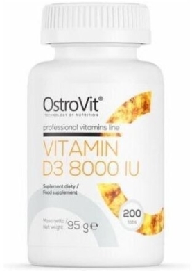 OstroVit Vitamin D3 8000 IU 200 tabletek