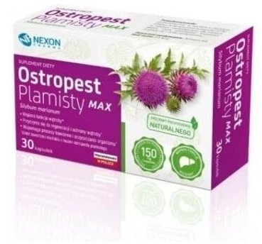Ostropest Plamisty Max 30 kapsułek