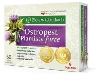 Ostropest Plamisty forte COLFARM 60 tabletek