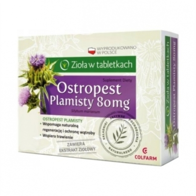 Ostropest plamisty 30 tabletek