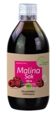Owoce Ogrodów Malina Sok 500 ml