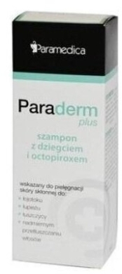 PARADERM PLUS Szampon przeciwłupieżowy dziegciowy 150 g