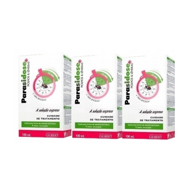 PARASIDOSE Szampon Kuracja przeciw wszom 100 ml Wielopak x3