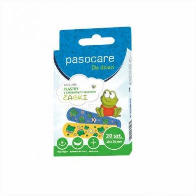 PASOCARE Kids Line Żabki zestaw plastrów 20 sztuk
