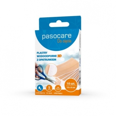 PASOCARE PLUS plastry wodoodporne 1m x 6cm 