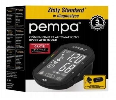 PEMPA Ciśnieniomierz BP200 AFIB TOUCH + zasilacz + kasetka na leki