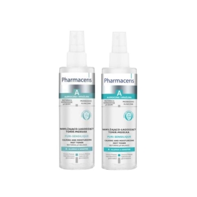 PHARMACERIS A-PURI-SENSILIQ Tonik-mgiełka 200ml + Pharmaceris mgiełka tonizująca 100ml