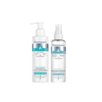 PHARMACERIS A PURI-SENSIMIL Mleczko do demakijażu 190 ml + Pharmaceris mgiełka tonizująca 100ml
