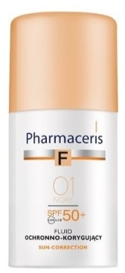 PHARMACERIS F Fluid ochronno-korygujący 01 IVORY SPF50 30 ml