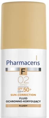 PHARMACERIS F Fluid ochronno-korygujący 02 SAND SPF50 30 ml