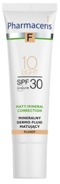 PHARMACERIS F Mineralny Dermo-Fluid matujący SPF 30 NATURAL 20 30 ml