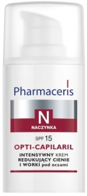 PHARMACERIS N OPTI-CAPILARIL Krem redukujący cienie pod oczami 15 ml