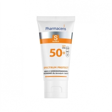 PHARMACERIS S SPF 50+ Krem o szerokopasmowej ochronie przed słońcem 50 ml