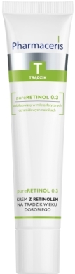 PHARMACERIS T PURERETINOL 0.3 Krem retinolem na trądzik 40 ml