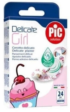 PIC Delicate Girl plaster antybakteryjny 24 sztuki