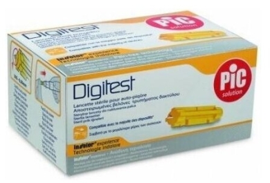 PIC Digitest lancety 200 sztuk - 1 opakowanie