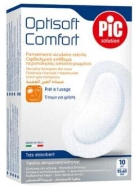 PIC Optisoft Comfort plaster na oko 10 sztuk