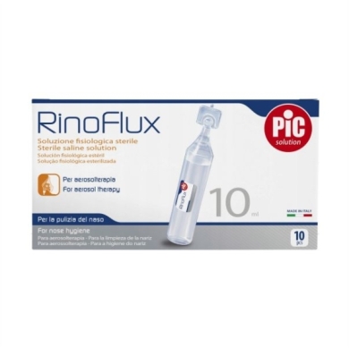 PIC RinoFlux 10ml 10 sztuk sól fizjologiczna