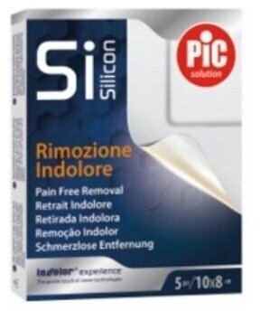 PIC SiSilicon pooperacyjny plaster silikonowy 10x8cm 5 sztuk