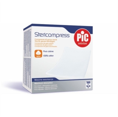 PIC StericompressSOFT kompres 10x10 100 sztuk
