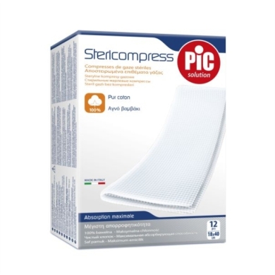 PIC StericompressSOFT  kompres 18x40 12 sztuk