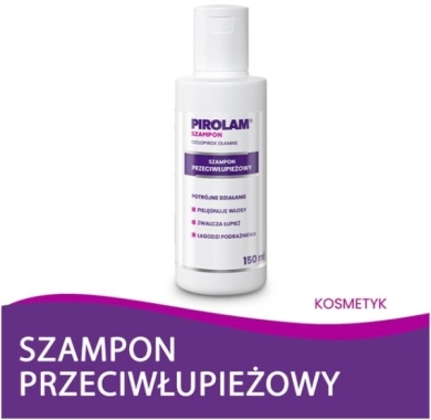 PIROLAM Szampon przeciwłupieżowy Wit.A+E 150ml