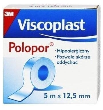 POLOPOR plaster 5m x 12.5mm na kółku 