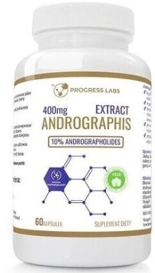 PROGRESS LABS Andrographis ekstrakt 400 mg 60 kapsułek