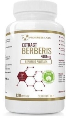 PROGRESS LABS Berberis ekstrakt 400 mg 120 kapsułek
