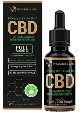 PROGRESS LABS CBD 10% 10 ml