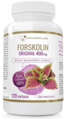 PROGRESS LABS Forskolin Pokrzywa indyjska 120 kapsułek