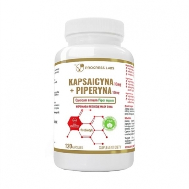 PROGRESS LABS Kapsaicyna + Piperyna 120 kapsułek