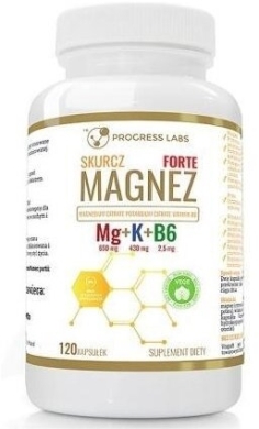 PROGRESS LABS Mg + K + B6 Forte 120 kapsułek