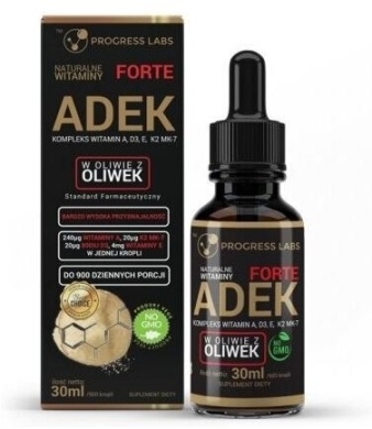 PROGRESS LABS Witamina ADEK Forte w kroplach 30 ml