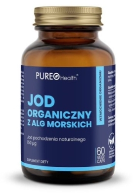 PUREO Health Jod organiczny z alg morskich 60 kapsułek