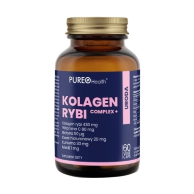 PUREO Health Kolagen rybi complex+ 60 kapsułek
