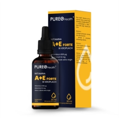 PUREO Health Witamina A + E Forte w kroplach 30 ml