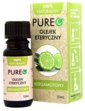 PUREO Olejek eteryczny Bergamotowy 100% naturalny 10 ml