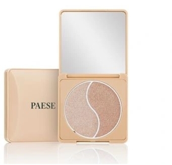 Paleta rozświetlaczy prasowany Paese Self Glow Highlighte złoty Ultra Glow 6,5 g
