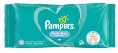 Pampers fresh clean chusteczki nawilżane 52 szt