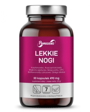 Panaseus Lekkie nogi 50 kapsułek