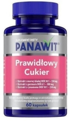 Panawit Prawidłowy Cukier 60 kapsułek