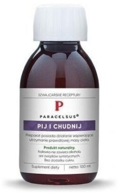 Paracelsus Pij i chudnij nalewka 100 ml
