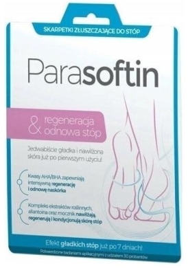 Parasoftin Skarpetki Złuszczające Do Stóp Regeneracja & Odnowa Stóp 1 Para
