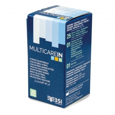 Paski testowe CHOLESTEROL Multicare In 25 sztuk